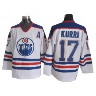 Edmonton Oilers #17 Jari Kurri Vintage CCM Jersey - Blue/White