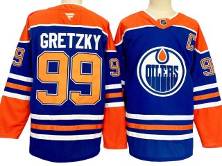 Edmonton Oilers #99 Wayne Gretzky Royal Home 2024 Jersey