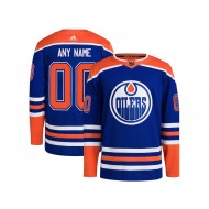 Custom Edmonton Oilers Royal Alternate Jersey