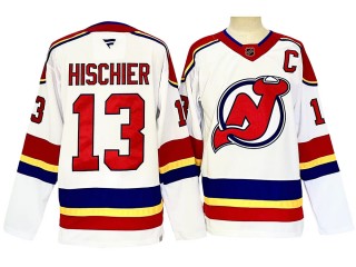 New Jersey Devils #13 Nico Hischier White Special Edition Jersey