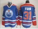 Edmonton Oilers #31 Grant Fuhr Vintage CCM Jersey - Blue/White