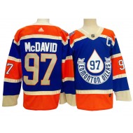 Edmonton Oilers #97 Connor McDavid Blue 2023 Heritage Classic Jersey