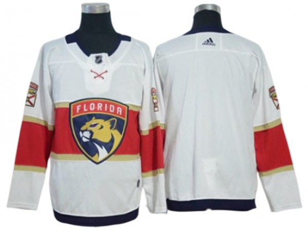 Florida Panthers Blank White Away Hockey Jersey