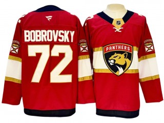 Florida Panthers #72 Sergei Bobrovsky 2024 Red Home Jersey