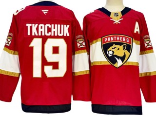 Florida Panthers #19 Matthew Tkachuk 2024 Red Home Jersey