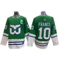 Hartford Whalers #10 Ron Francis Green Hockey Jersey