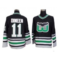 Hartford Whalers #11 Kevin Dineen 1990 Vintage CCM Jersey - Black