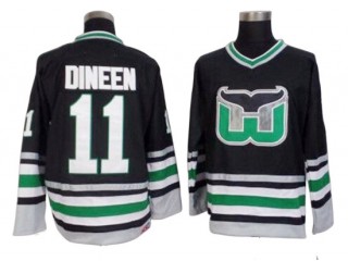 Hartford Whalers #11 Kevin Dineen 1990 Vintage CCM Jersey - Black