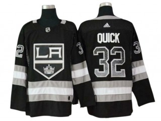 Los Angeles Kings #32 Jonathan Quick Black Drift Fashion Hockey Jersey