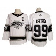 Los Angeles Kings #99 Wayne Gretzky White Heritage Premier Jersey