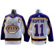 Los Angeles Kings #11 Anze Kopitar White Reverse Retro 2.0 Jersey