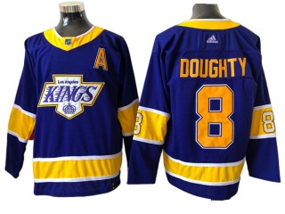 Los Angeles Kings #8 Drew Doughty Purple 2020/21 Reverse Retro Jersey