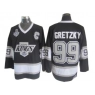 Los Angeles Kings #99 Wayne Gretzky 1993 Vintage CCM Jersey - Black/White