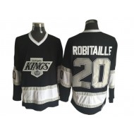  Los Angeles Kings #20 Luc Robitaille 1993 Vintage CCM Jersey - Black