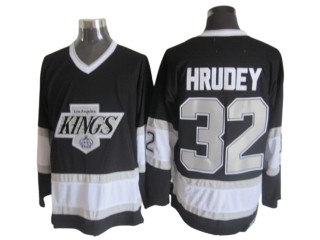 Los Angeles Kings #32 Kelly Hrudey 1993 Vintage CCM Jersey - Black/White