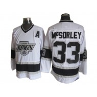 Los Angeles Kings #33 Marty McSorley 1993 Vintage CCM Jersey - Black/White