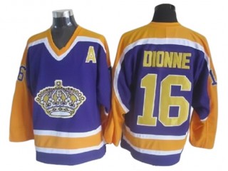 Los Angeles Kings #16 Marcel Dionne 1980 Vintage CCM Jersey - Purple