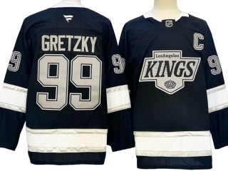 Los Angeles Kings #99 Wayne Gretzky 2024 Black Home Jersey