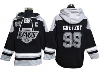 Los Angeles Kings #99 Wayne Gretzky Black Pullover Hoodie