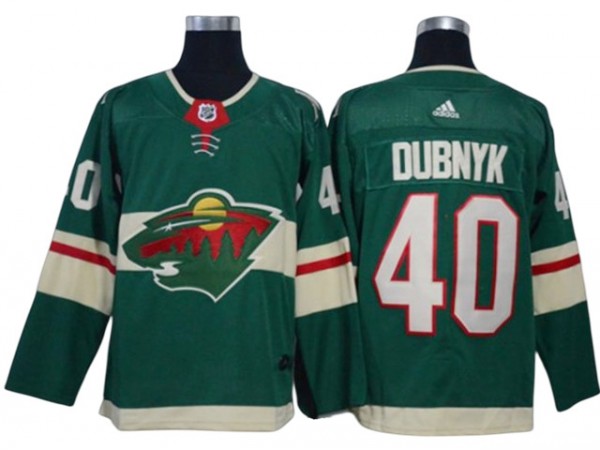 Minnesota Wild #40 Devan Dubnyk Green Home Jersey