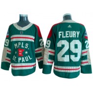 Minnesota Wild #29 Marc-Andre Fleury Green 2022 Winter Classic Jersey