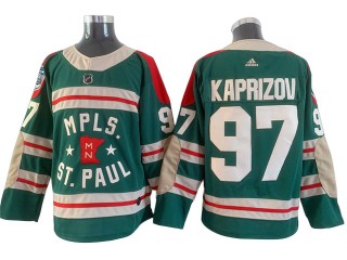 Minnesota Wild #97 Kirill Kaprizov Green 2022 Winter Classic Jersey