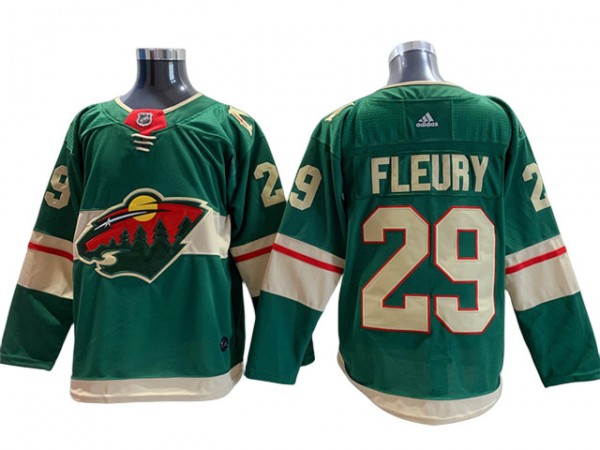 Minnesota Wild #29 Marc-Andre Fleury Green Home Jersey