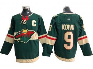 Minnesota Wild #9 Mikko Koivu Green Home Jersey