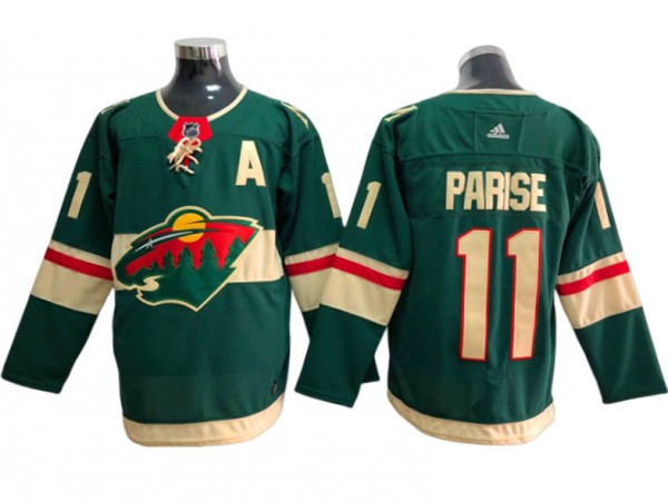 Minnesota Wild #11 Zach Parise Green Home Hockey Jersey