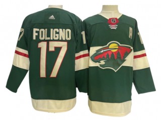 Minnesota Wild #17 Marcus Foligno Green Home Jersey