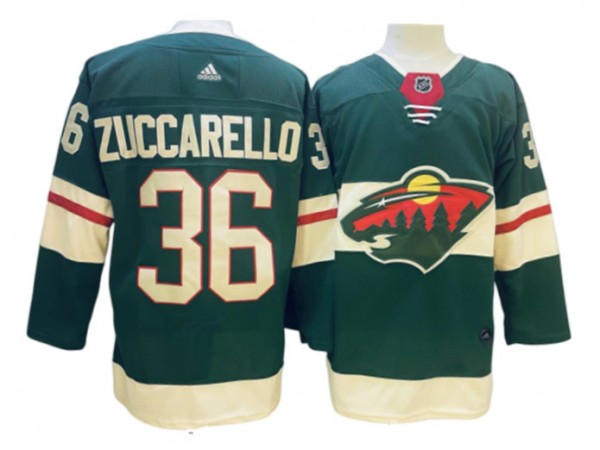 Minnesota Wild #36 Mats Zuccarello Green Home Jersey