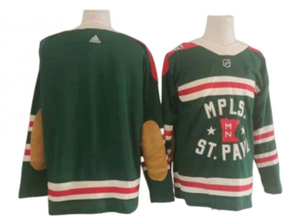 Minnesota Wild Blank Green 2022 Winter Classic Jersey