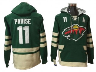 Minnesota Wild #11 Zach Parise Green Hoodie