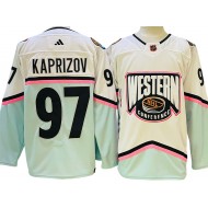 Minnesota Wild #97 Kirill Kaprizov White All-Star Game Western Jersey