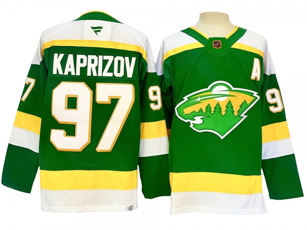 Minnesota Wild #97 Kirill Kaprizov Green 2024 Special Edition 2.0 Jersey