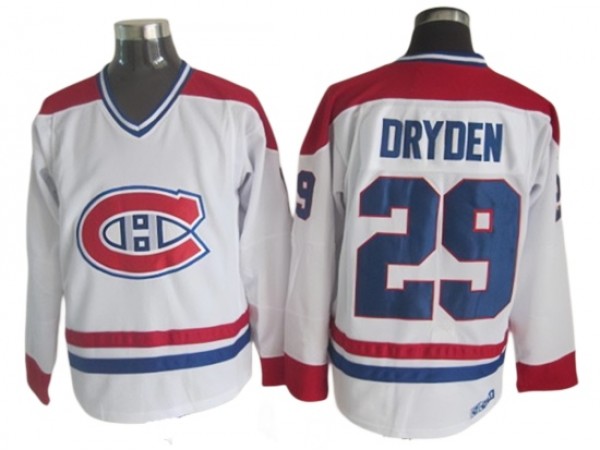 Montreal Canadiens #29 Ken Dryden Vintage CCM Jersey - Red/White