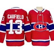 Montreal Canadiens #13 Cole Caufield Red Home 2024 Jersey