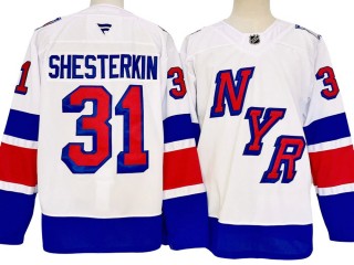 New York Rangers #31 Igor Shesterkin White 2024 Stadium Jersey