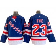 New York Rangers #23 Adam Fox Blue Home Jersey