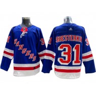 New York Rangers #31 Igor Shesterkin Blue Home Jersey