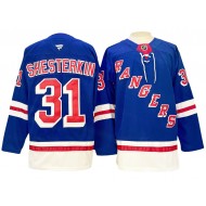 New York Rangers #31 Igor Shesterkin Blue Home 2024 Jersey