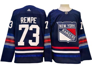 New York Rangers #73 Matt Rempe Navy Alternate Jersey