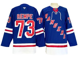 New York Rangers #73 Matt Rempe Blue Home 2024 Jersey