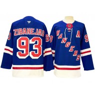 New York Rangers #93 Mika Zibanejad Blue Home 2024 Jersey