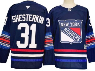 New York Rangers #31 Igor Shesterkin Navy Alternate 2024 Jersey