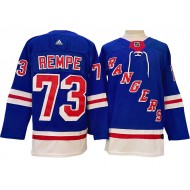 New York Rangers #73 Matt Rempe Blue Home Jersey