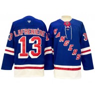 New York Rangers #13 Alexis Lafreniere Blue Home 2024 Jersey