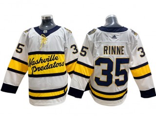 Nashville Predators #35 Pekka Rinne White 2020 Winter Classic Jersey