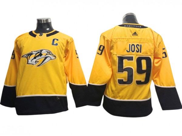 Youth & Women Nashville Predators #59 Roman Josi Gold Jersey