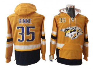 Nashville Predators #35 Pekka Rinne Gold Hoodie